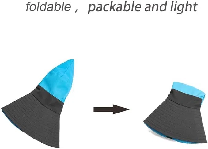 Cappello da Sole Donna Cappello Pieghevole Tesa Larga - Protezione UV Traspirante per Giardinaggio,Viaggi,Escursionismo,Pesca Cappello Donna Estivo