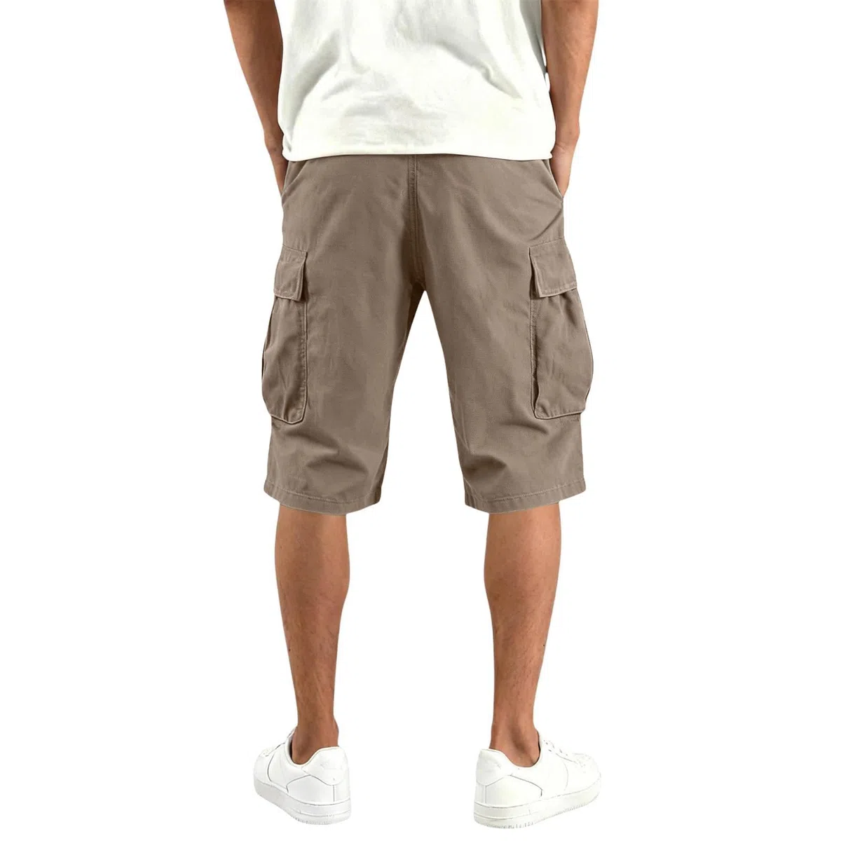 Pantaloncini Uomo Estivi Cargo Bermuda Cargo Shorts - Con Tasche Pantaloni Corti Slim Fit Multi-Tasche In Cotone Pantaloncini Da Lavoro Casual Sportivi Leggero Shorts Campeggio Vacanza Spiaggia
