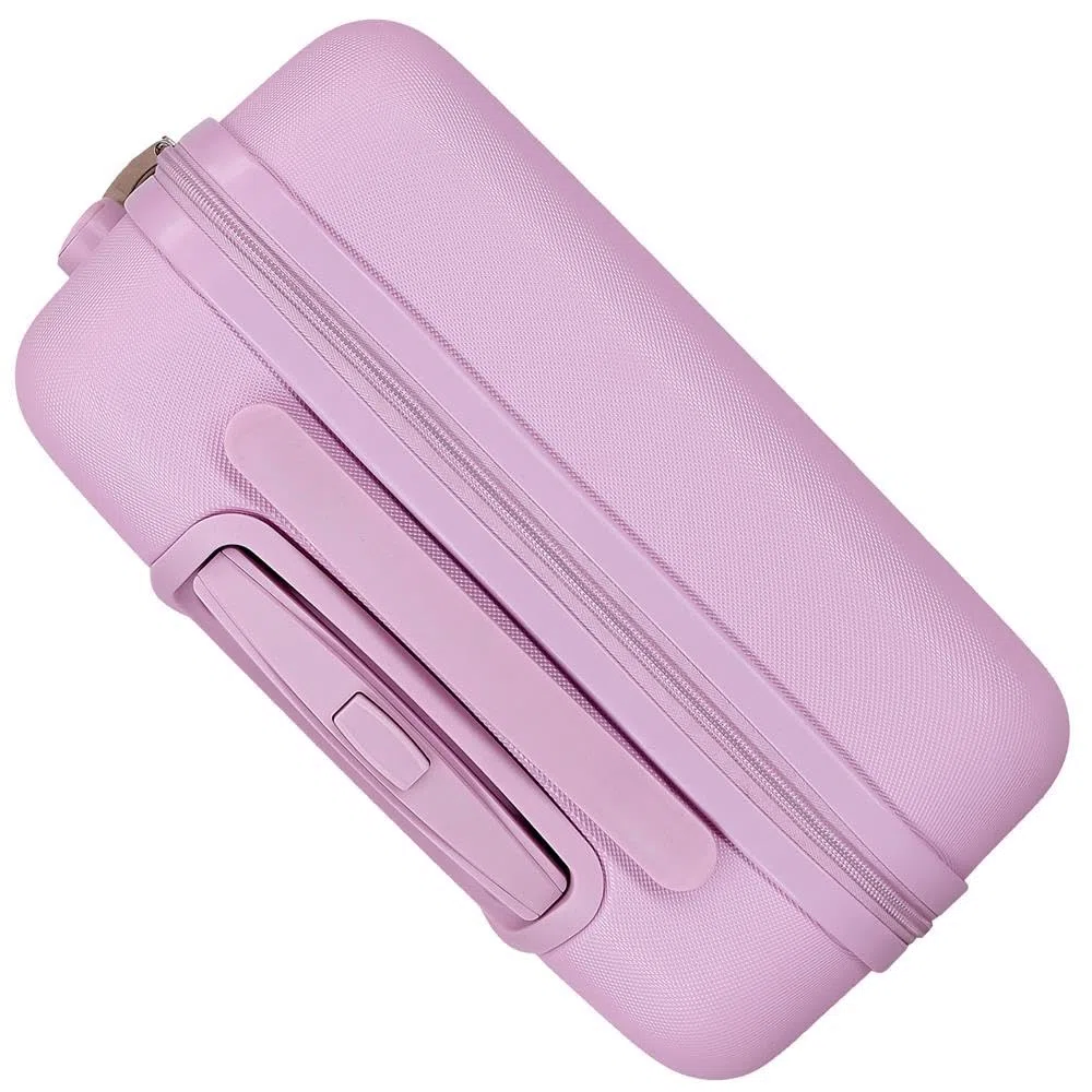 Sanrio Kuromi Retro Pop Viola Valigia da Cabina 38x55x20 cm Rigido ABS Lucchetto a Combinazione Laterale 35L 2.5kg 4 Doppie Ruote