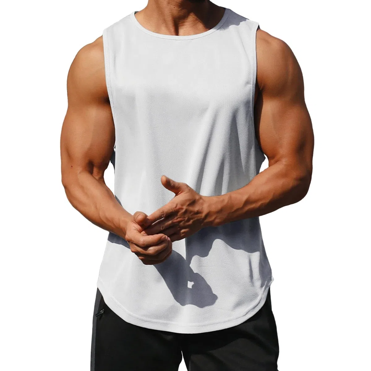 Canotte da palestra da uomo senza maniche Litthing, per bodybuilding, gilet ad asciugatura rapida, maglietta da allenamento estiva, per fitness e atletica, canotte muscolari.