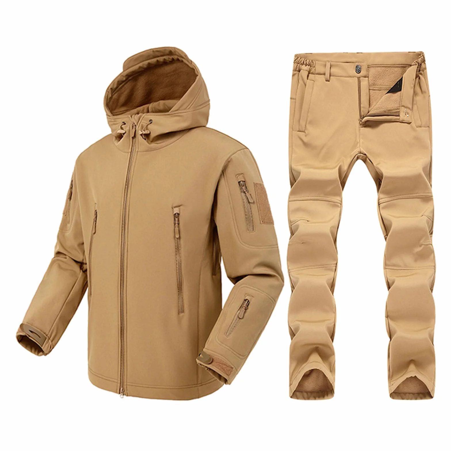 Générique Set da uomo 2 pezzi in cotone, tuta da jogging con cappuccio e pantaloni casual, per fitness, palestra, confortevole, morbida, traspirante, A59