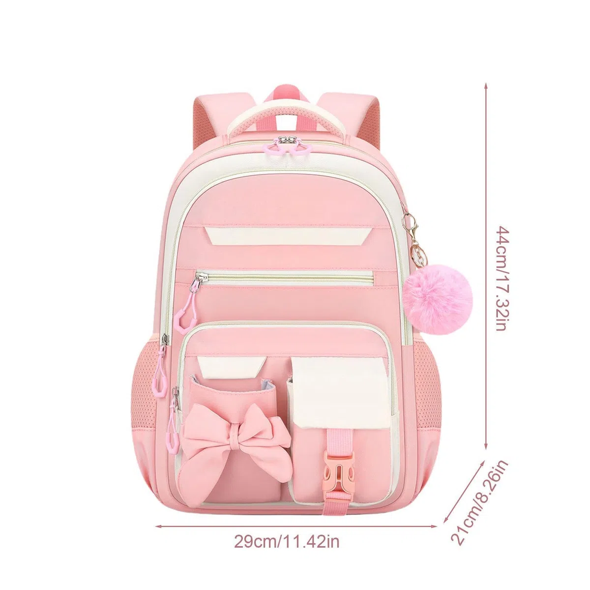 Zaino Scuola Per Bambine E Ragazze Zaino Da Viaggio Scolastico Antifurto | Zaino scuola elementare primaria per Studenti delle Elementari, Materna, Asilo, Bambini e Ragazz