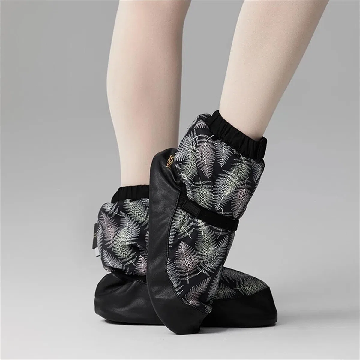 Scalda Piedi Da Danza Stivale da riscaldamento for balletto impermeabile for adulti, for interni ed esterni, for ballerini in studio(Grey,6)