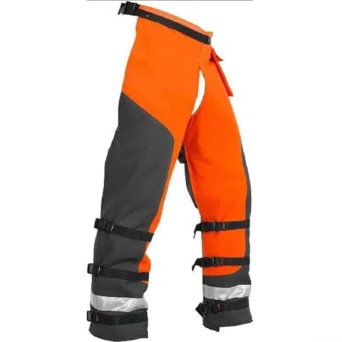 Pantaloni protettivi per motosega, 9 strati, con cintura regolabile per la registrazione e il taglio