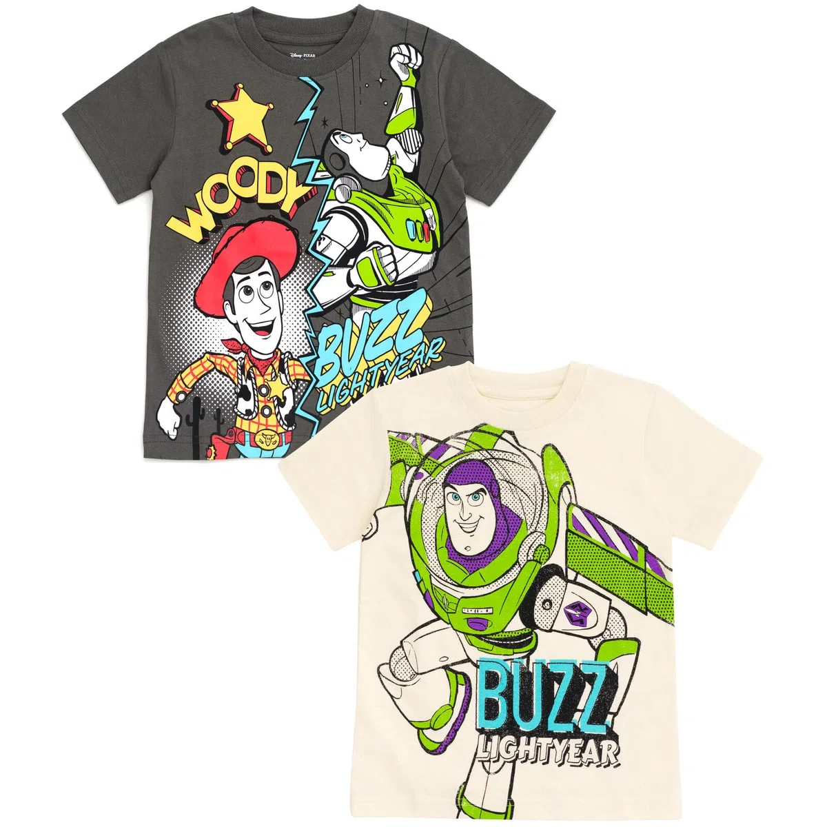 Disney T Shirt T Shirt Bambino | Lightning McQueen T-Shirt Ragazzo | Auto Maglietta Bambino | Maglietta da 2 Pezzi | Grafica Disney Pixar vivace, morbido misto cotone, maniche lunghe o corte, girocollo