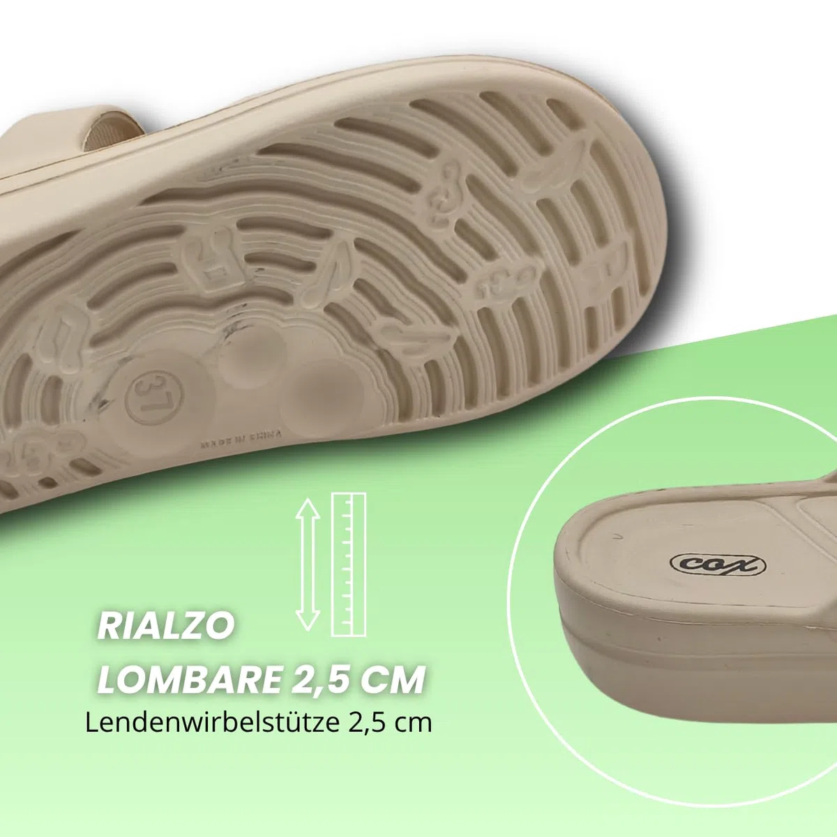 Ritmo Ciabatte Donna Estive in Gomma EVA, Sandali Slide Platform con Sottopiede Massaggiante per Mare Piscina Casa Doccia