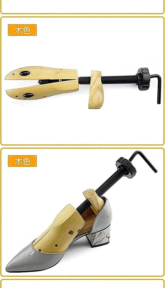 REVAHI Albero per Scarpe Professionale Supporto per Scarpe in Legno Espansore per Scarpe in Pino Scarpa Ultime Scarpe in Pelle Stivali Scarpe stereotipate Espandi Supporto per Scarpe in Legno