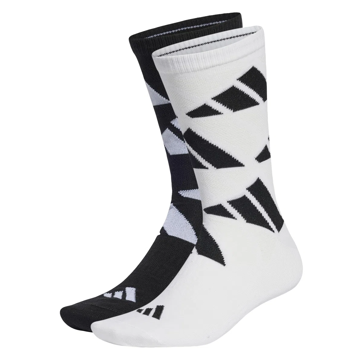 adidas Unisex - Adulto AEROREADY Crew Logo Brand Love Socks 2 Pairs