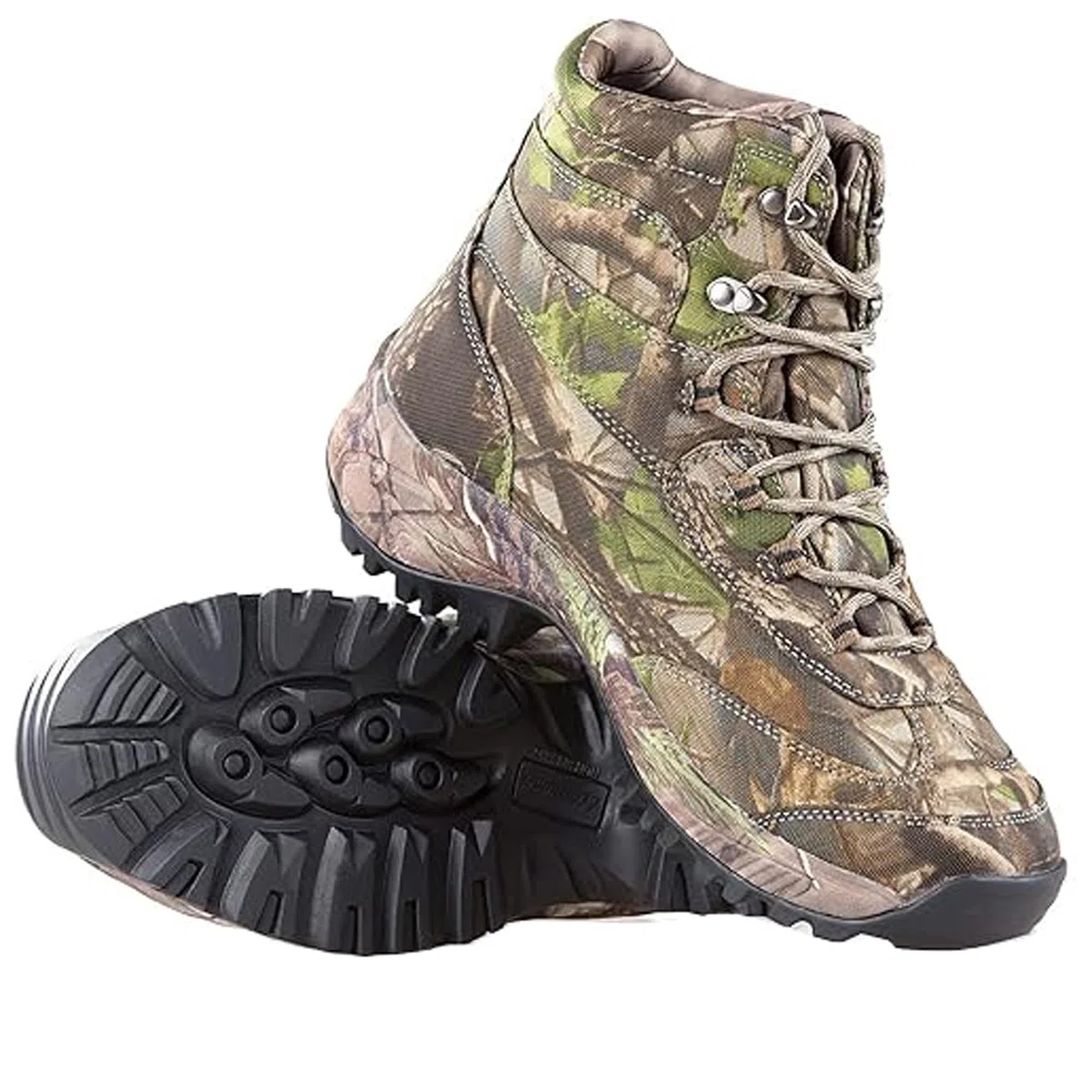SANANG Scarponcini da Trekking Alti Mimetici da Uomo e da Donna,Scarpe da Trekking Leggere in Nylon Antiscivolo per la Caccia All'aperto