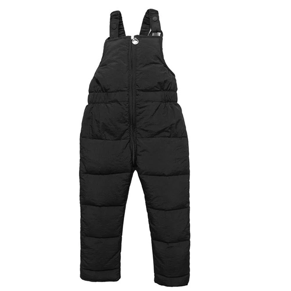 Happy Cherry - Salopette Invernale Bambino Bambini Pagliaccetto Imbottita Senza Maniche Tuta da Neve Neonato Inverno Pantaloni Lunghi Abbigliamento Caldo - 6 Mesi-4 Anni