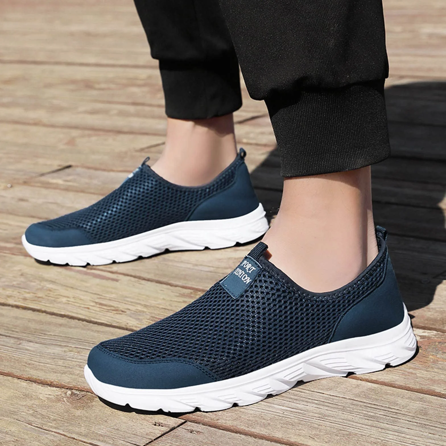 Kayferli Scarpe da corsa uomo autunno scarpe leggere sneakers uomo traspiranti scarpe da trekking uomo single mesh uomo scarpe sportive casual uomo scarpe sportive sportive