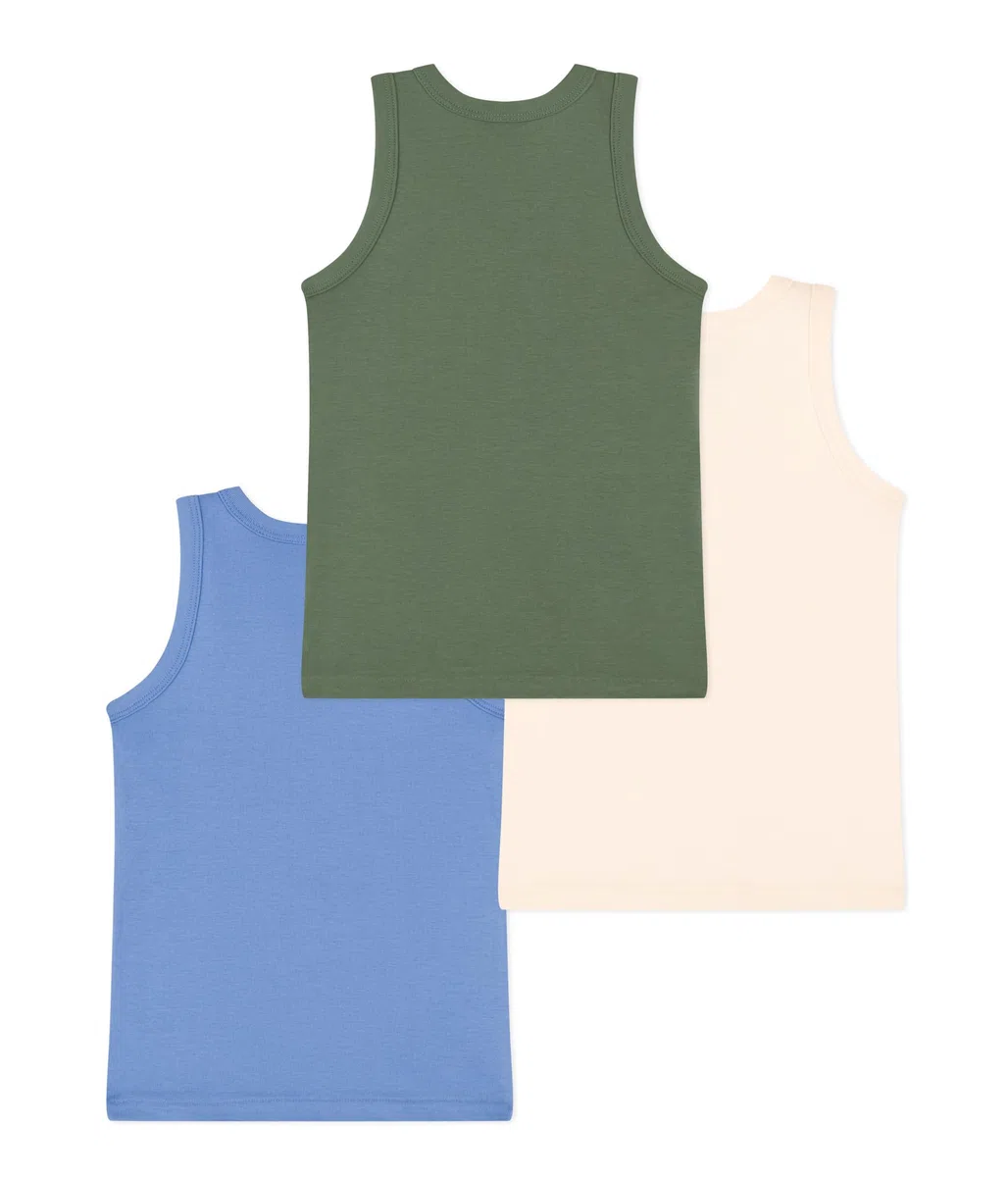 Petit Bateau Canotte Senza Maniche Bambini e Ragazzi