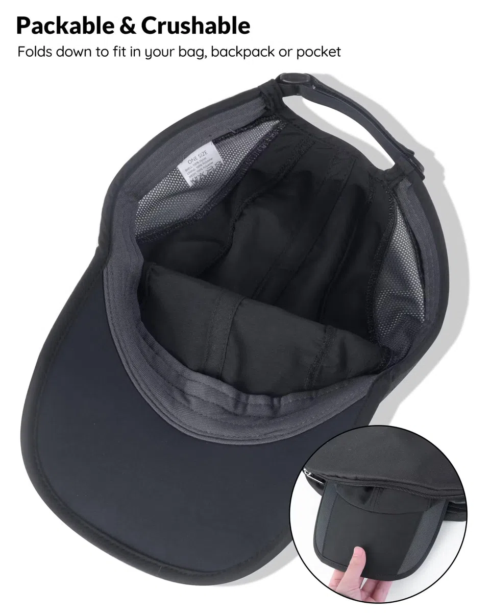 GADIEMKENSD Cappello da Corsa ad Asciugatura Rapida per Uomo, Berretto da Baseball Senza Struttura per Donna, Cappello Estivo UPF50+, Casquette Sportivo con Rete Traspirante