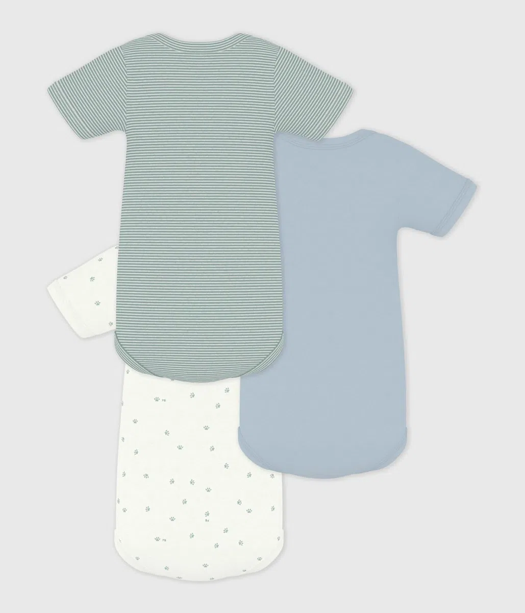 Petit Bateau A0fqk Biancheria intima GIORNO Unisex - Bimbi 0-24 (Pacco da 3)