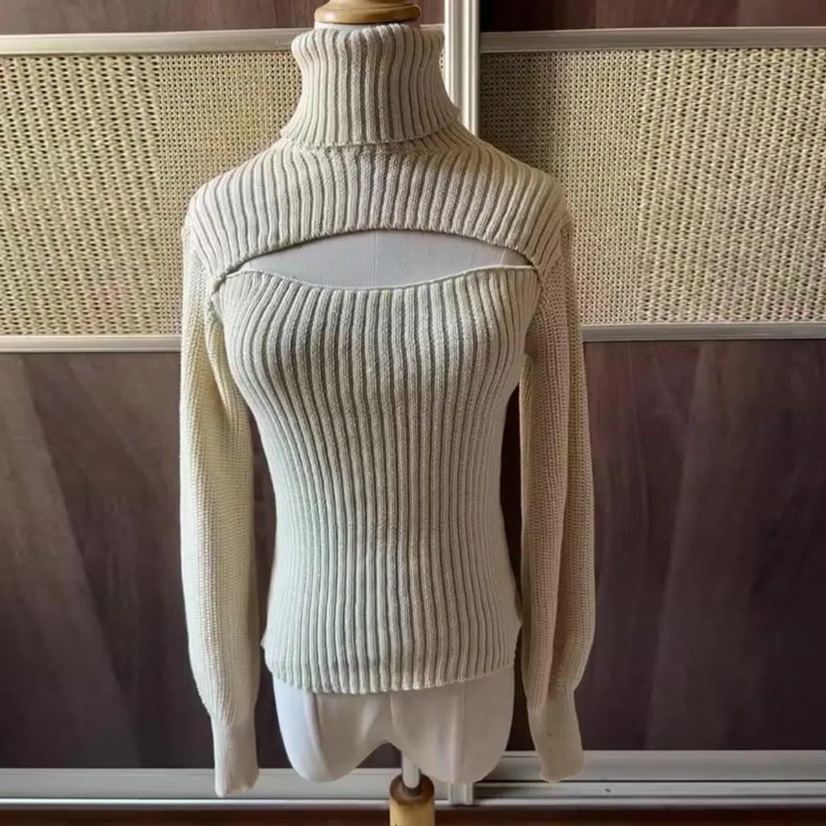 Maglia sexy da donna Hollow Out Crochet Top Smock Top Cover Up tinta unita 90 Streetwear Gothic Punk Top Lose Top Grunge Y2K Fit schiena scoperta maniche lunghe
