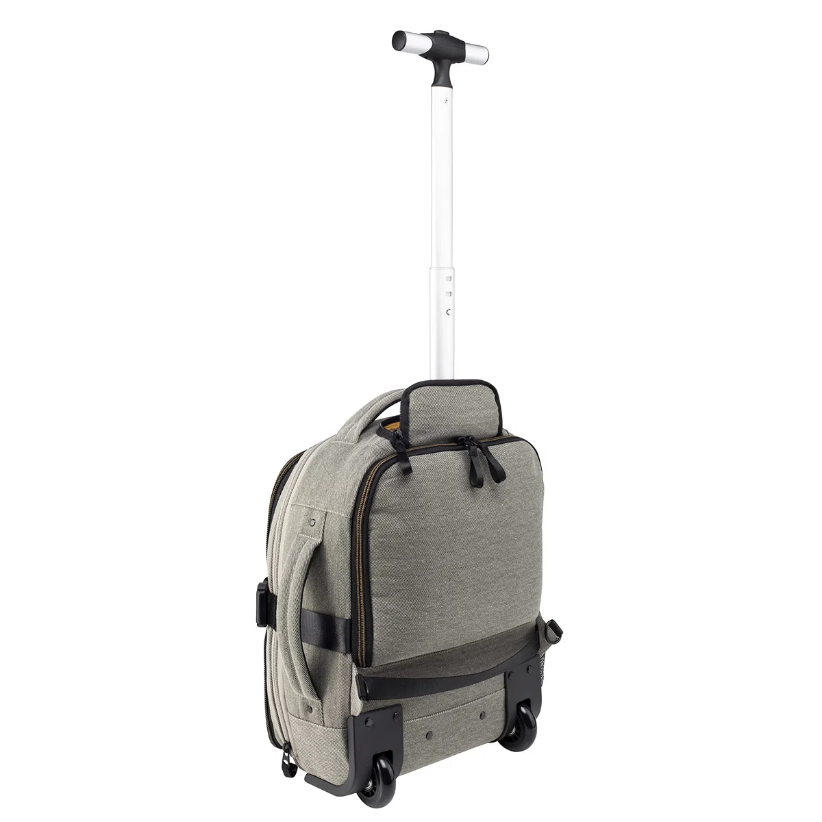 Cabin Max Borsa da Viaggio Espandibile Evos, 40x30x15 > 40x30x20 cm, Zaino/Trolley Sottosella da Trasporto, Grigio, Trolley, Bagaglio a mano