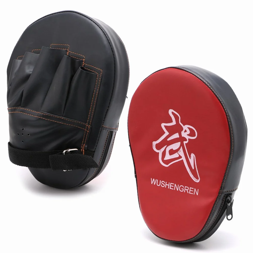 Guantoni da Boxe Allenamento Focus Obiettivi Punzoni Pad Guanto MMA Karate Combat Thai Kick