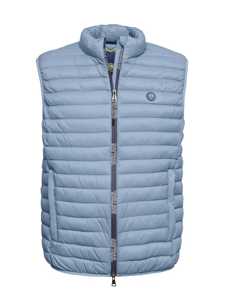 Piumino Uomo Smanicato Leggero Giubbotto Primaverile Autunnale Slim Fit Gilet Mezza Stagione Con Zip Nylon - ESTIVO - 60 GRAMMI - GIACCA ULTRALIGHT