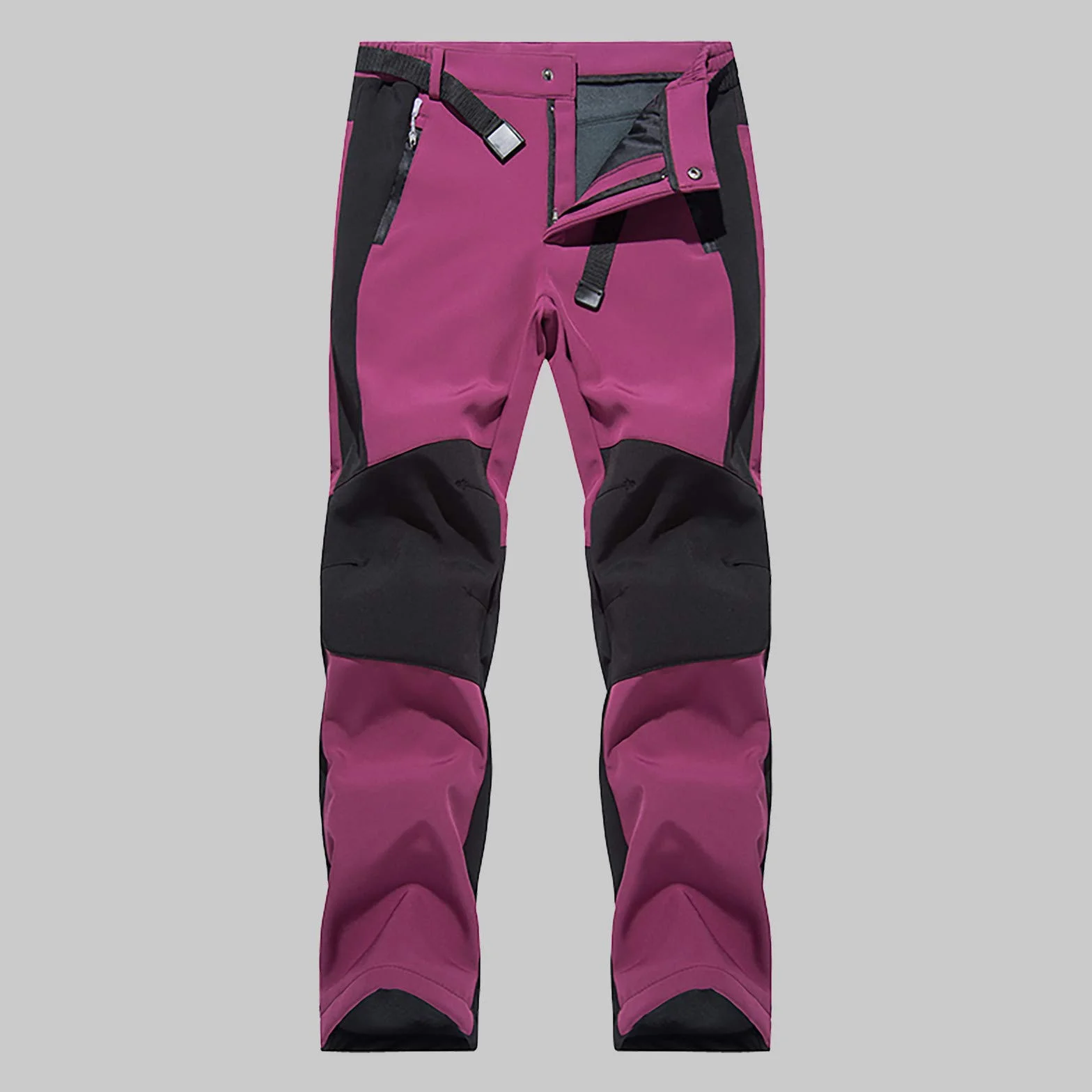 Generisch Pantaloni da trekking da donna, impermeabili, caldi, invernali, imbottiti, da sci, da snowboard, in softshell, antivento, da trekking, per attività all'aria aperta, spessi, da sci, da caccia