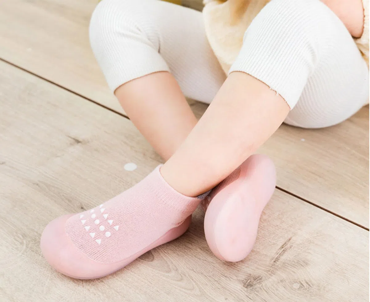 Scarpe Calzino per Bambini Scarpe Primi Passi Antiscivolo Calzini Bambino Pantofole Bambino Unisex Scarpe Bambino con Cartone Animato