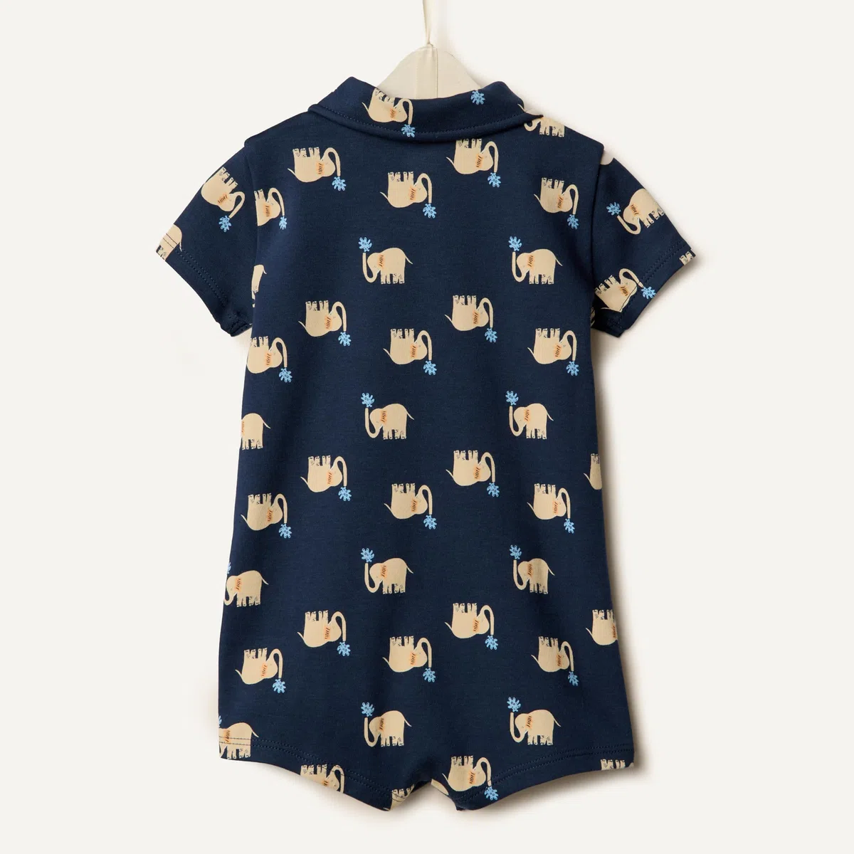 Amazon Essentials x Sofia Grainge Tutina Polo in Cotone a Maniche Corte Bimbo 0-24, Pacco da 2