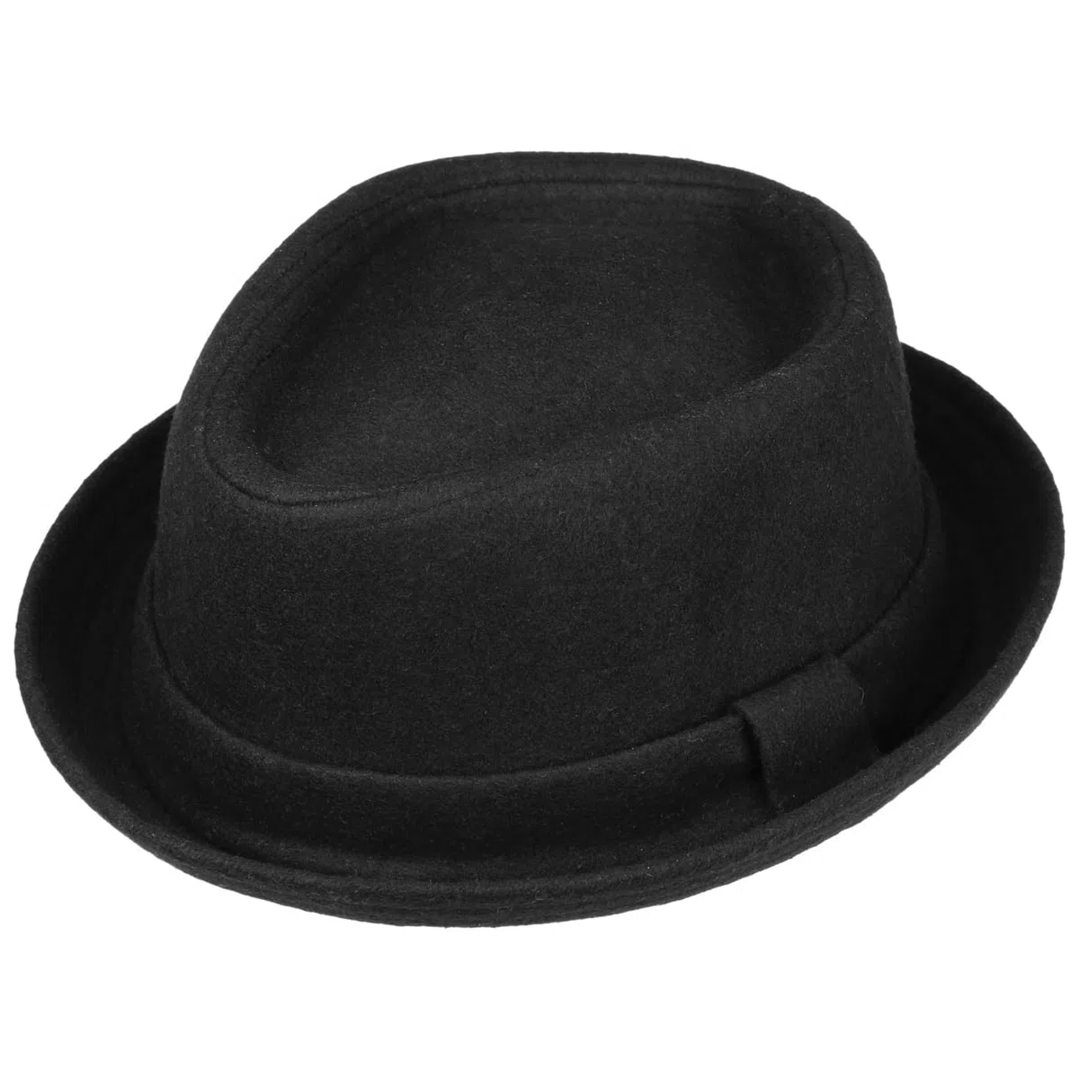 LIPODO Diamond Crown Pork Pie Cappello Feltro Lana Invernale Moda Donna Uomo