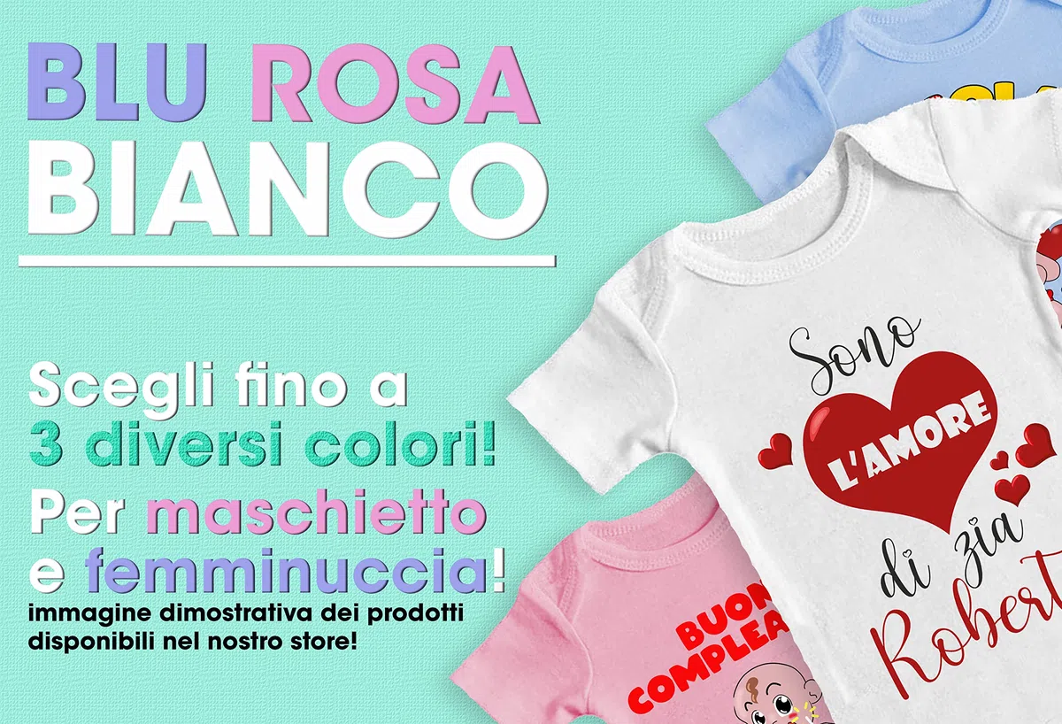 Body Neonato Personalizzato con Nome, Body Sgambato in Cotone “Sono l’Amore di…”, Unisex Bimbo Bimba, Idea Regalo Nascita Famiglia