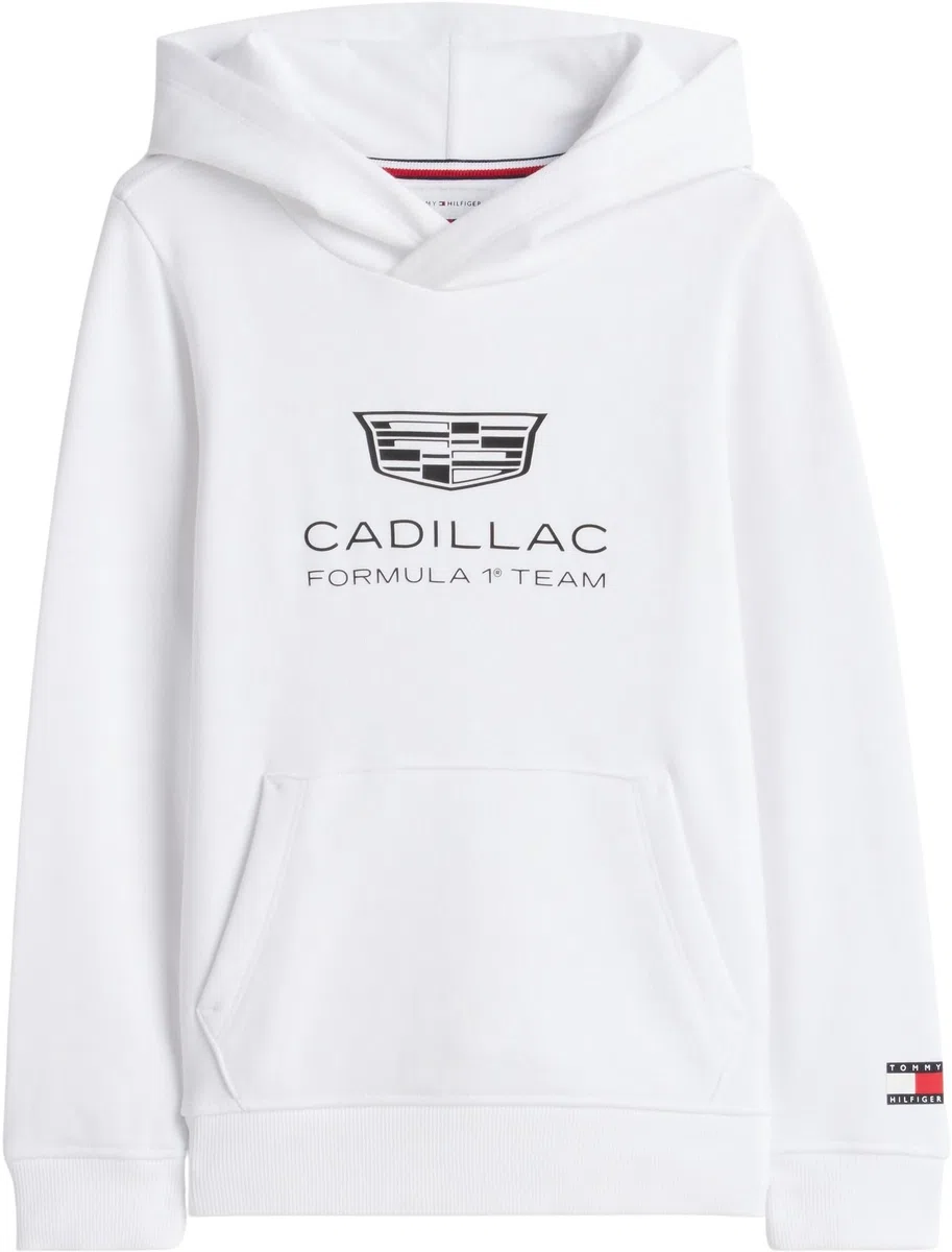 Tommy Hilfiger TH X Cf1 Shield Hoodie Ks0ks00826 Felpa con Cappuccio Unisex - Bambini e Ragazzi (Pacco da 1)