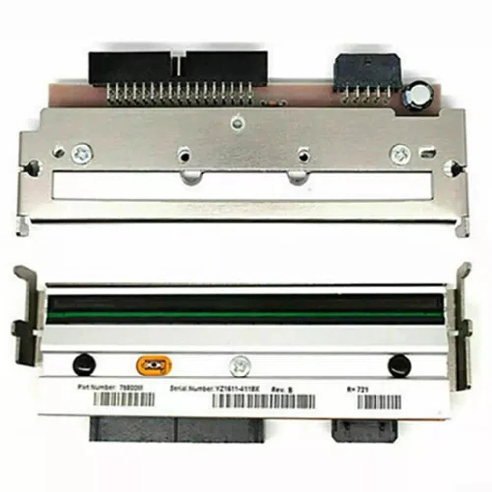 Nuova testina di stampa 79800M per stampante termica Zebra ZM400 per etichette - Scanner per codici a barre alto 203DPI Parte ABS Costruzione in metallo Lunga per durata Uso industriale Standard Fit