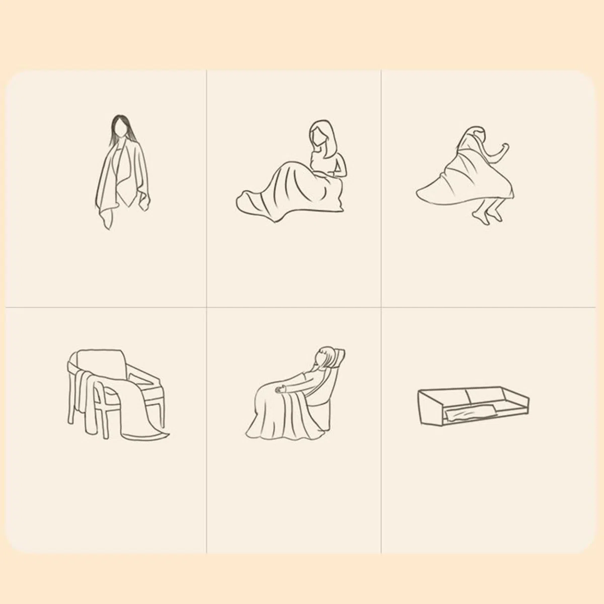 Scialle riscaldato, coperta termica portatile, scaldacorpo elettrico a 3 | velocità, scialle riscaldabile per donne, per ufficio, casa, viaggi, inverno, interno, collo, spalle, campeggio e uso esterno