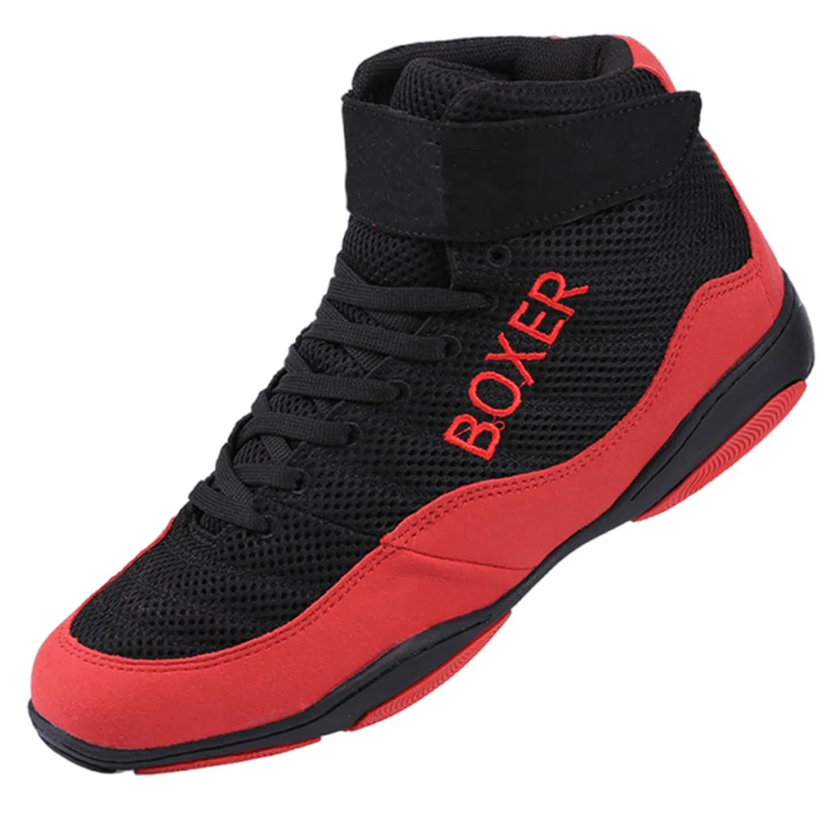 Scarpe Da Boxe Per Bambini,Ligthweight Wrestling Scarpe,Scarpe Da Boxe Giovanili,Traspiranti,Antiscivolo,Tessuto A Rete,Comfort Stabilità,Laced,Gioco Di Gambe Perfetto,Per Esercizio Fitness