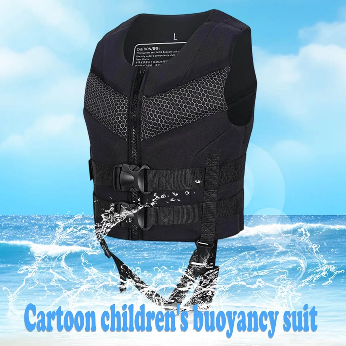 WWricotta Giubbotto di Salvataggio per Bambini, per Piscina, Spiaggia e attività all'aperto, Comodo Costume da Bagno per Bambini dai 2 ai 14 Anni/A