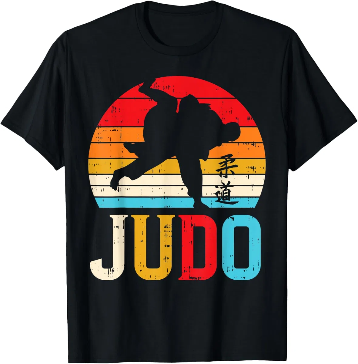 BoredKoalas Judo Throw Retro Japanese Martial Arts Judoka Fighter Gift Maglietta