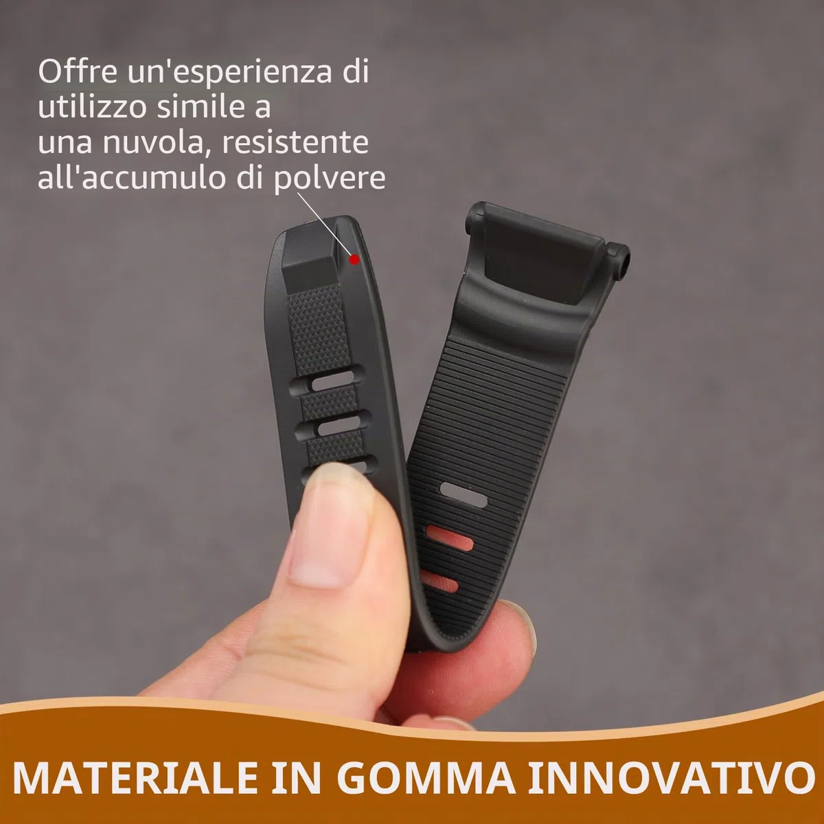 Cinturino di ricambio in resina da 18 mm per Casio Protrek PRG-130-1V | PRW-1500-1V | PRW-1500J-1- Adatto per uomini e donne, accessorio per orologio