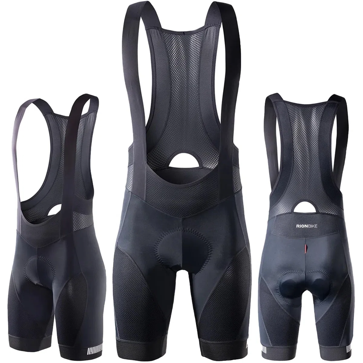 Salopette Ciclismo Uomo Pantaloncini da Ciclismo con Bretelle Uomo, Imbottiti, for Bici Corsa, Abbigliamento Sportivo all'aperto, Uniforme Traspirante