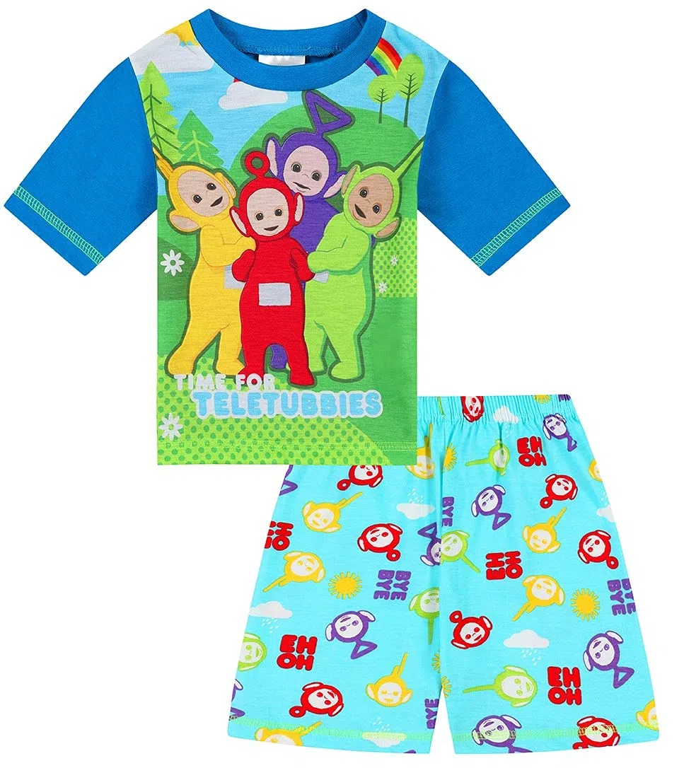 Teletubbies Tinky-Winky, Dipsy, Laa Laa e Po Pigiama corto