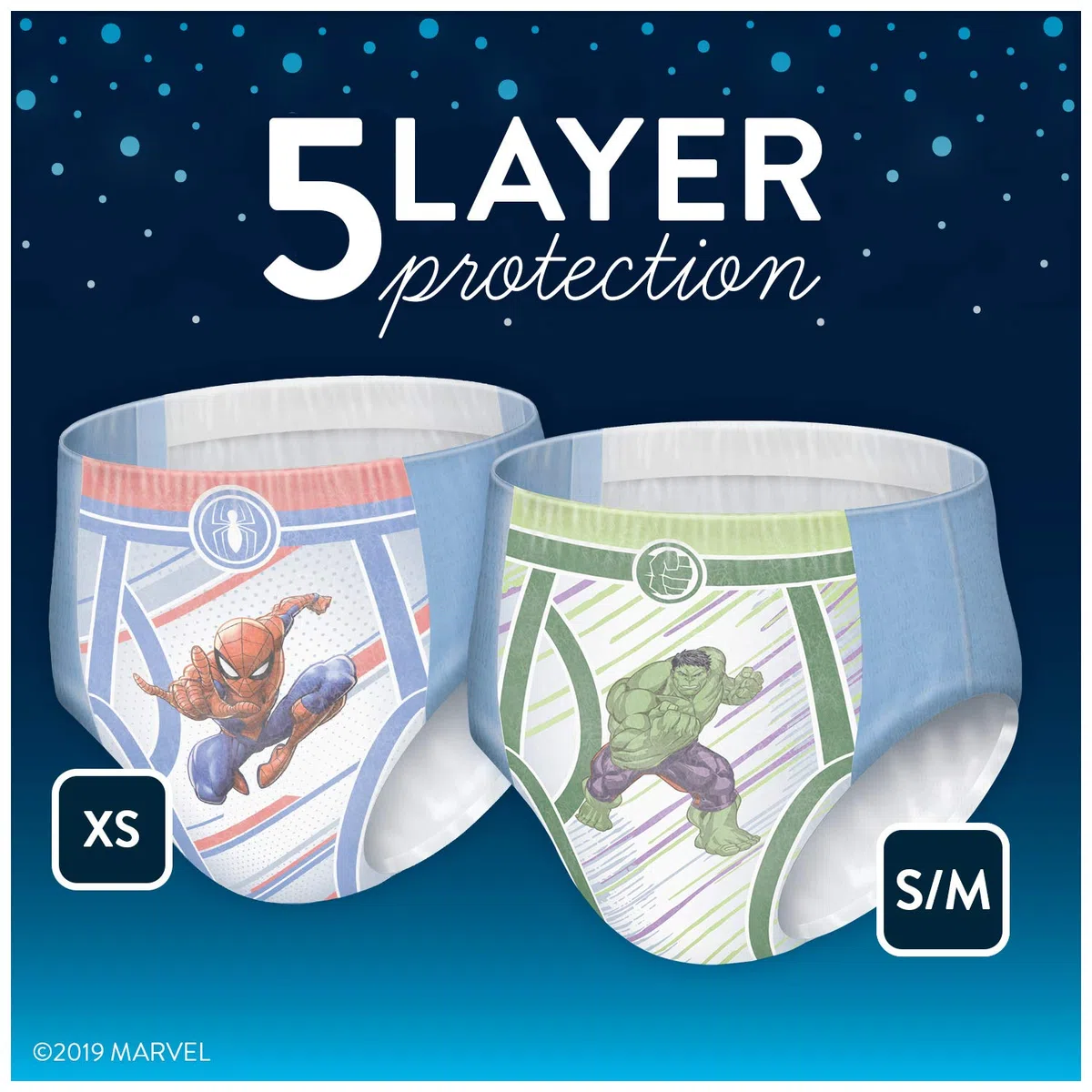 Goodnites Biancheria intima per bambini, S/M (17-29,5 kg), 14 ct, confezione jumbo (la confezione può variare)