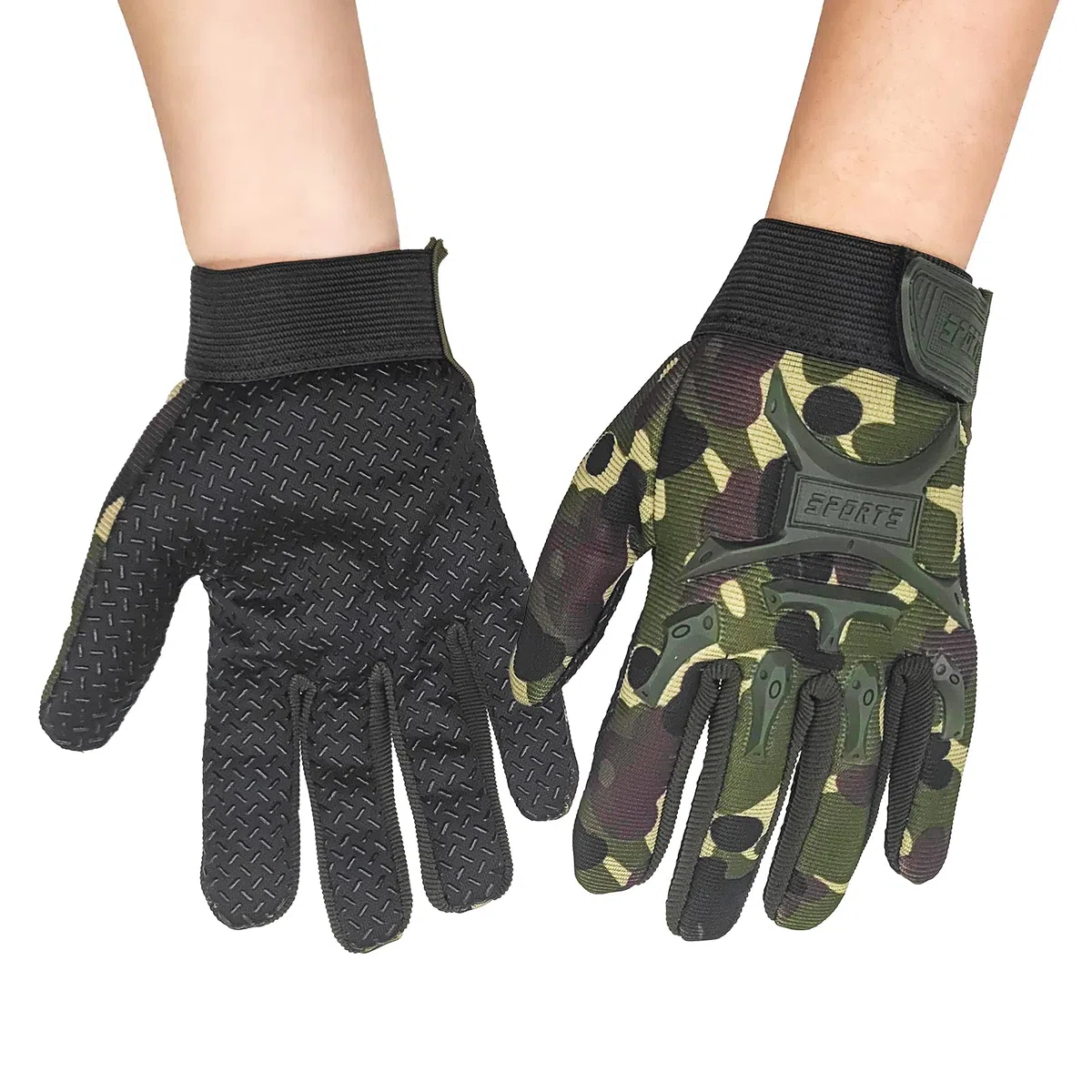 Long Keeper Guanti Bici Bambino - Guanti Ciclismo Dita Complete per Bambini Ragazzo Ragazza, Guanti Sportivi per Jogging Calcio Alpinismo Equitazione Outdoor Sport