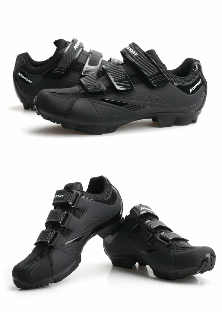 Scarpe MTB Mountain Bike Uomo/Donna Scarpe Spinning Traspiranti, Antiscivolo e Compatibili con Pedali SPD