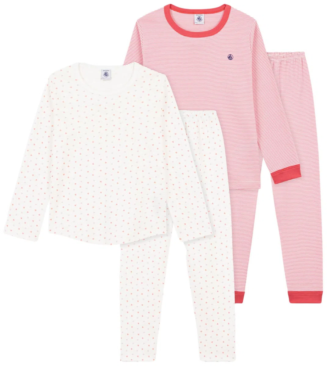 Petit Bateau Set di Pigiami per Bambini in Cotone Stampato, 12 A, Variante 1