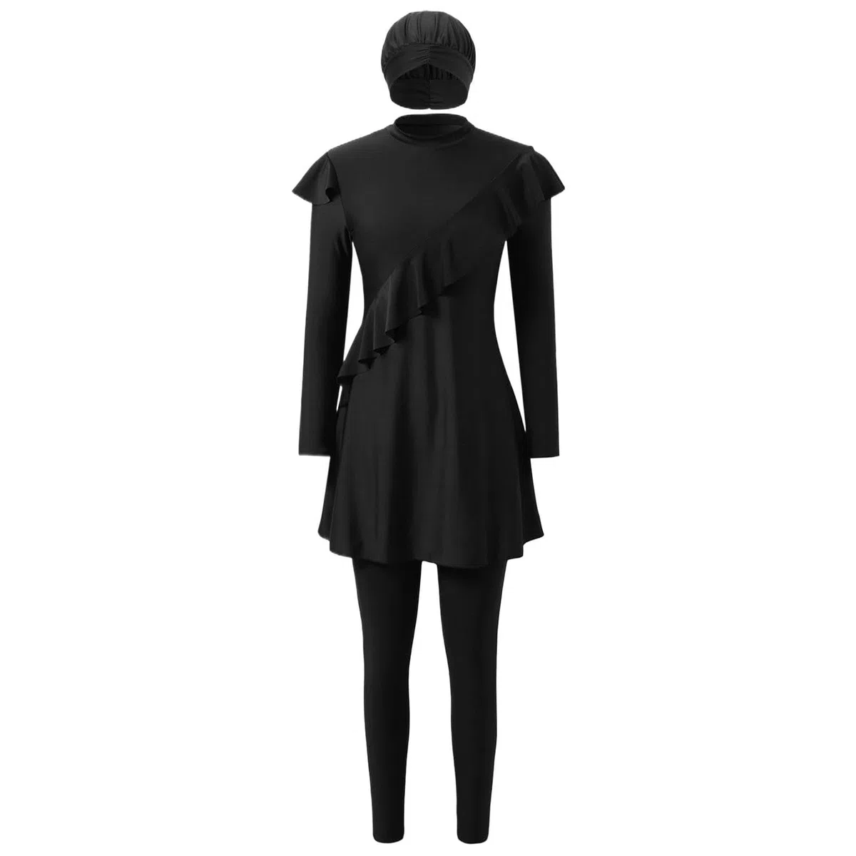Costume da bagno da donna | Costume da bagno da donna | Abbigliamento alla moda modesto per ragazze palestra surf wakeboard piscina immersioni sport acquatici all'aperto
