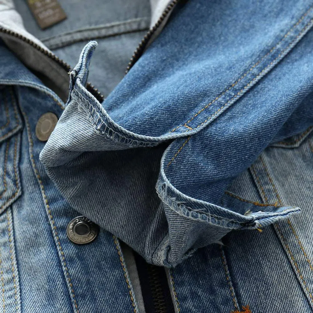 Bambino/Ragazze/Ragazzi Giacca di Jeans Casuale Mantieni Caldo Giubbotto Denim Cappotto Tops