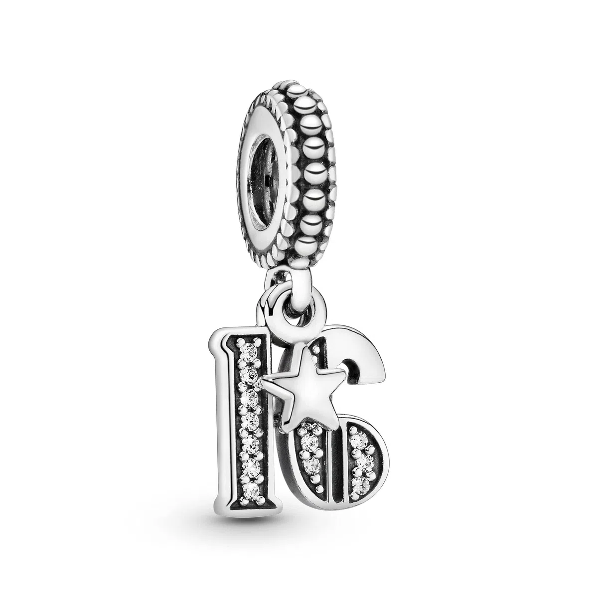 PANDORA Icons Pendente in argento con zirconia cubica trasparente