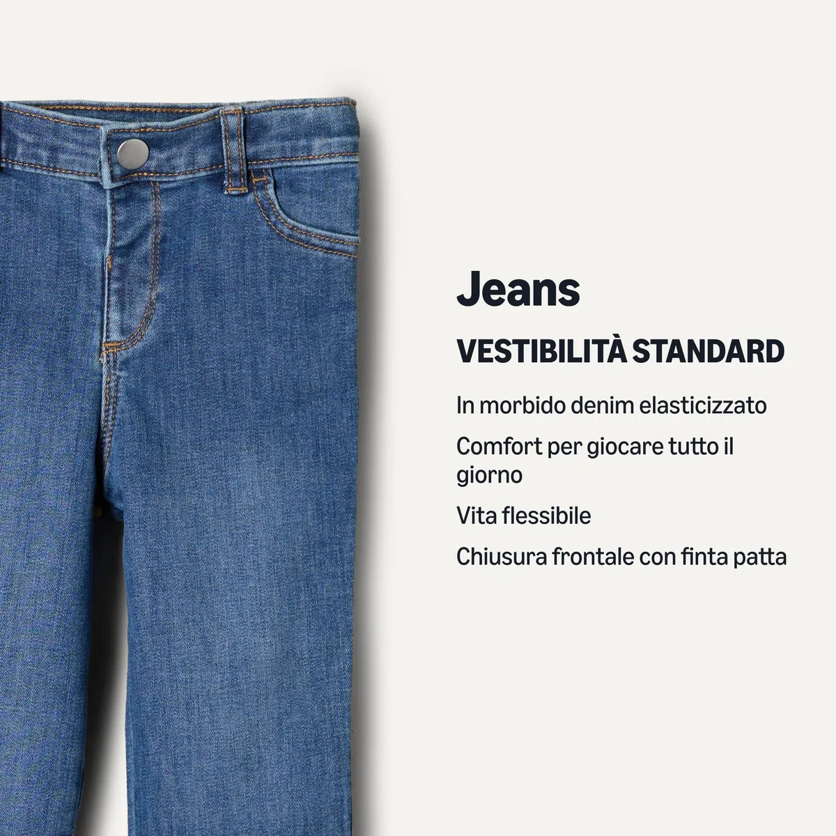 Amazon Essentials x Sofia Grainge Jeans taglio dritto Bimbo e Bambino