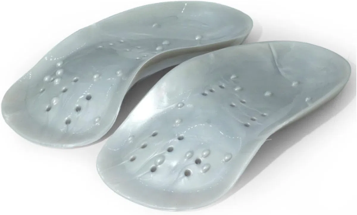 Solette Ortopediche per Piedi Piatti, Suole per Scarpe, Supporto per Arco Plantare, Correttore per Piede Varo Valgo, Soletta Ortopedica per Scarpe., 1pair Gray, 35-36