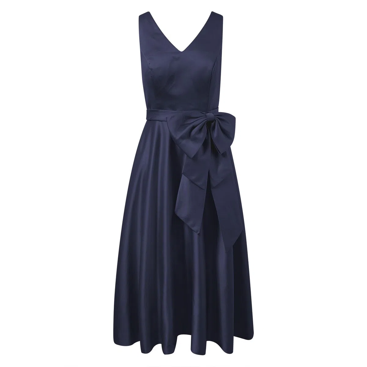 Abito da donna elegante in raso, per occasioni festive, cocktail, da ballo, design comodo, di alta qualità, slim fit