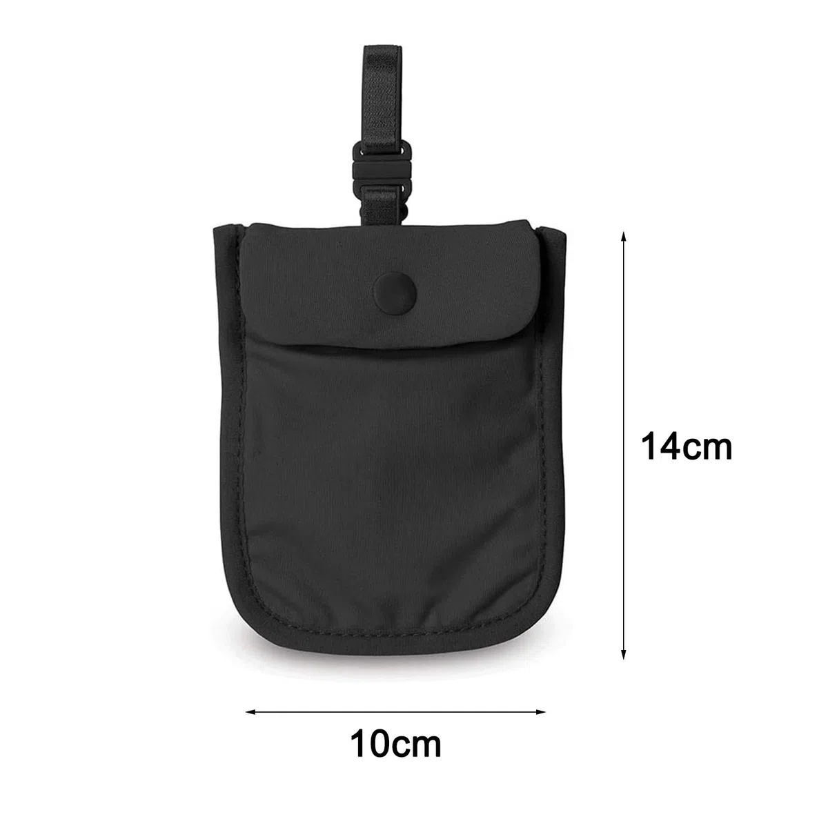 HsentimenH Portafoglio per Reggiseno da Viaggio per Donna, Borsa Reggiseno Portamonete, Portafoglio Nascosto Lavabile Antifurto con Cinturino Regolabile per Donna Viaggi e Sport Tasca Nascosta