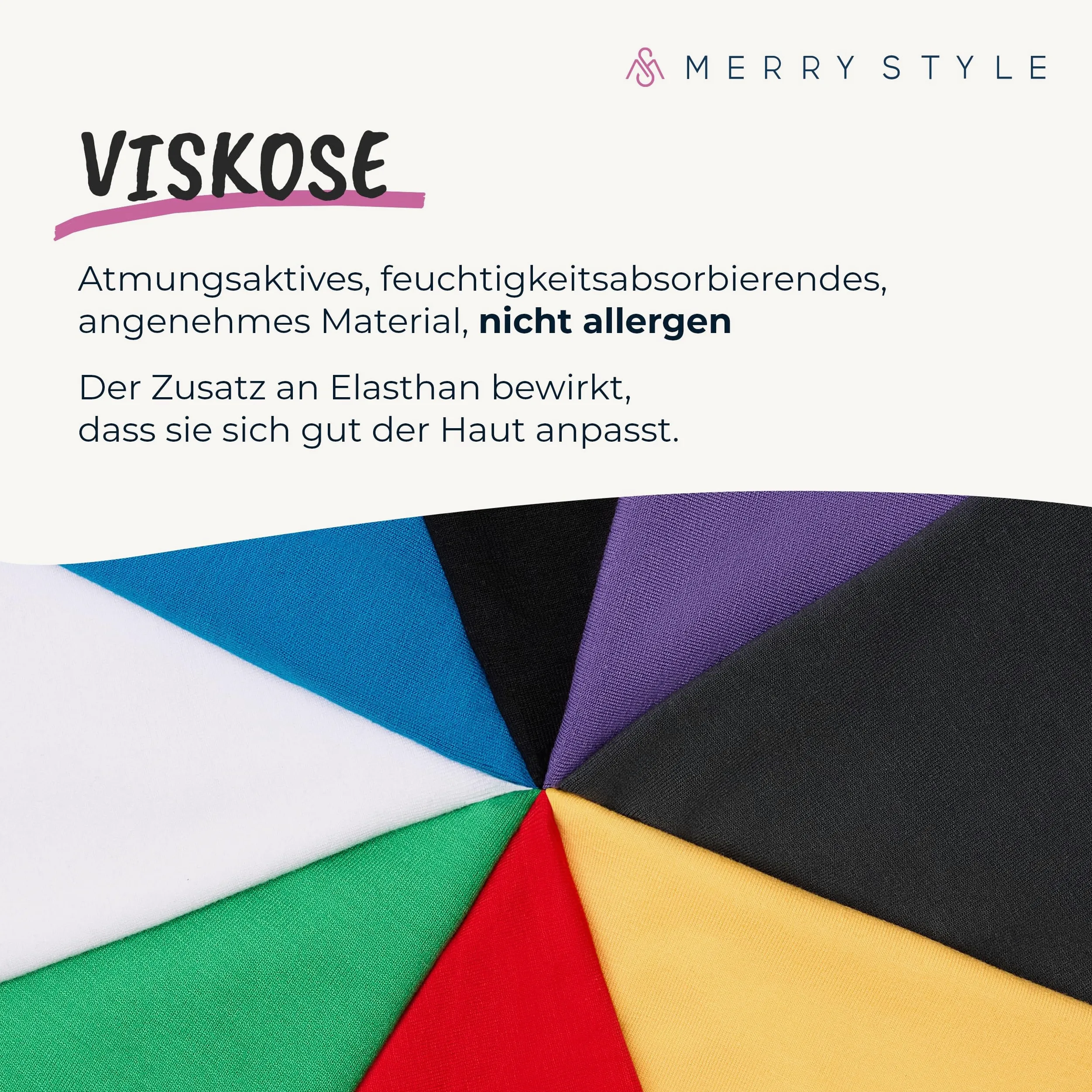 Merry Style 5 Pack Leggings Bambina e Ragazza Lunghi in Viscosa MS10-130 | Vita elastica, tessuto morbido e modello aderente alla caviglia per scuola, casa e tempo libero