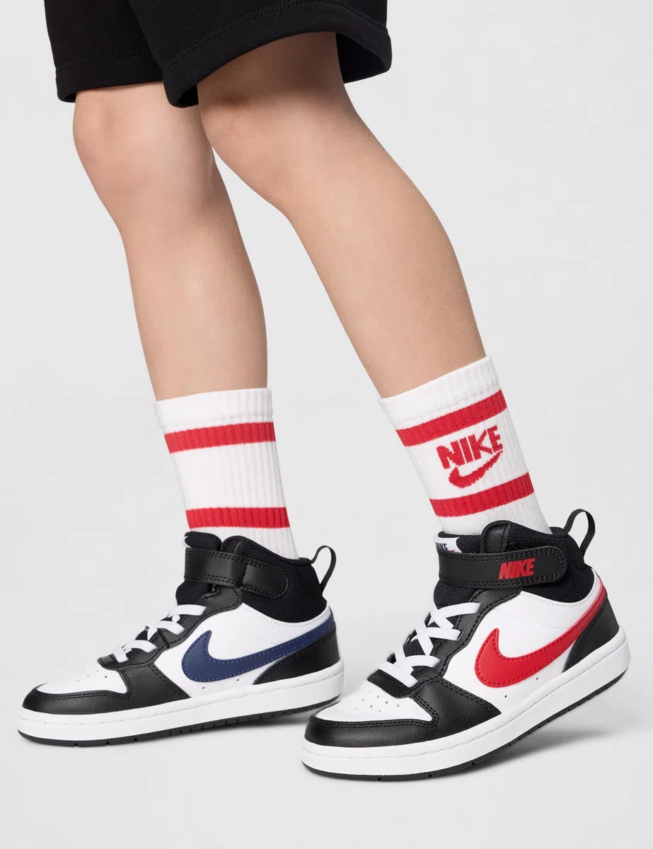 Nike Court Borough Mid 2 (PS) SneakerUnisex - Bambini e Ragazzi
