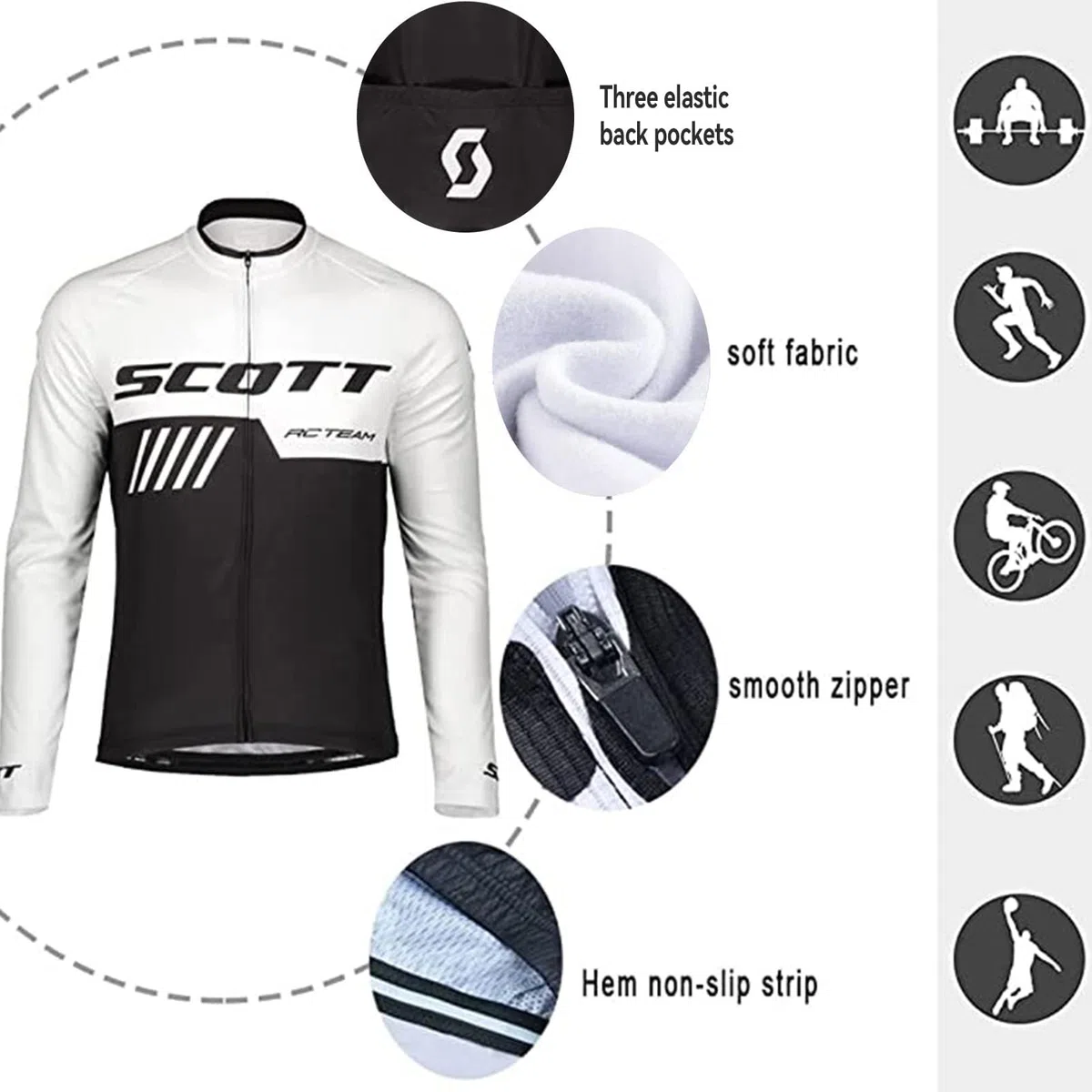 Abbigliamento Ciclismo Uomo Invernale In Pile Completo Ciclismo Maglia Tuta Bicicletta Termico Uomo Pantaloni Imbottiti Con 3D Gel Traspirante Sportivo